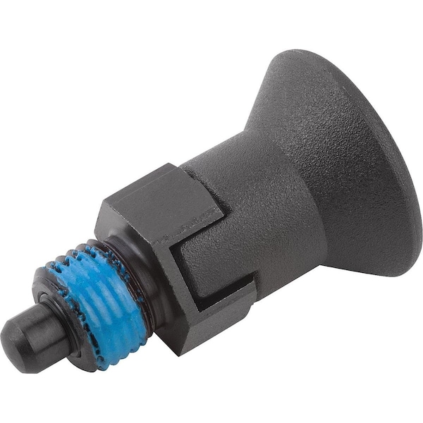 Indexing Plunger Short Version W Thread Lock Size:3 D1=M16X1, 5, D=8, Form:Cp W Locking Slot Wout